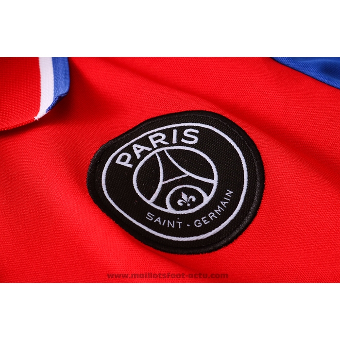 Maillot Polo Paris Saint-Germain 2020-2021 Rouge